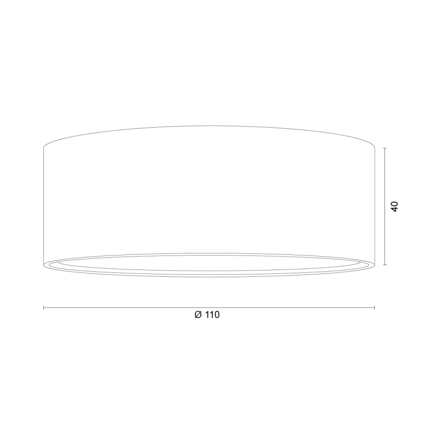 Argon 8917 - Plafonnier ELORA 1xGX53/7W/230V Ø 11 cm gris