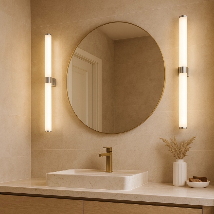 Argon 8925 - Éclairage LED pour miroir de salle de bains BATUMI LED/24W/230V 3000K IP44 chrome brillant