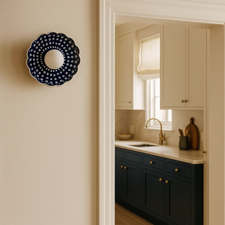 Argon 8933 - Applique murale BOLL 1xG9/6W/230V bleue