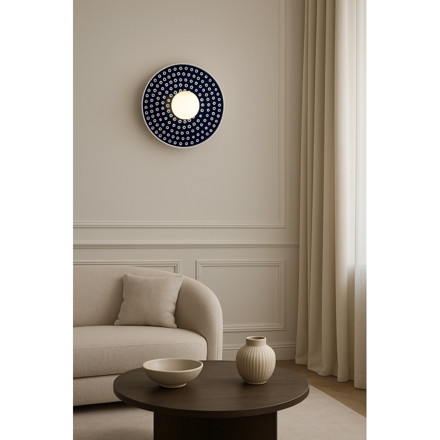 Argon 8935 - Applique murale BOLL 1xG9/6W/230V bleue