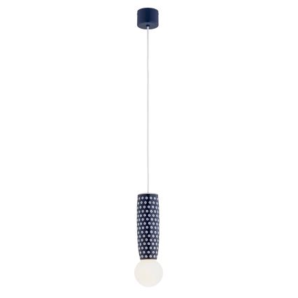 Argon 8937 - Suspension sur câble BOLL 1xG9/6W/230V bleue