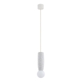 Argon 8938 - Suspension à câble BOLL 1xG9/6W/230V blanche