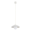 Argon 8947 - Suspension sur câble BOLL 1xG9/6W/230V blanche