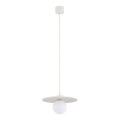 Argon 8949 - Suspension sur câble BOLL 1xG9/6W/230V blanche