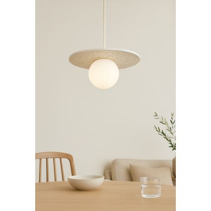 Argon 8949 - Suspension sur câble BOLL 1xG9/6W/230V blanche