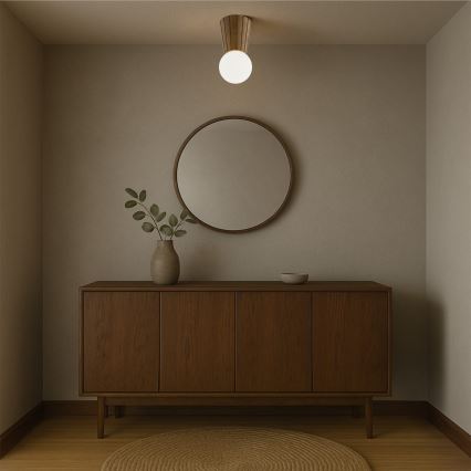 Argon 8974 - Plafonnier pour salle de bains VOLANTE 1xG9/6W/230V IP44 Ø 12 cm marron