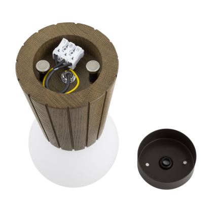 Argon 8974 - Plafonnier pour salle de bains VOLANTE 1xG9/6W/230V IP44 Ø 12 cm marron