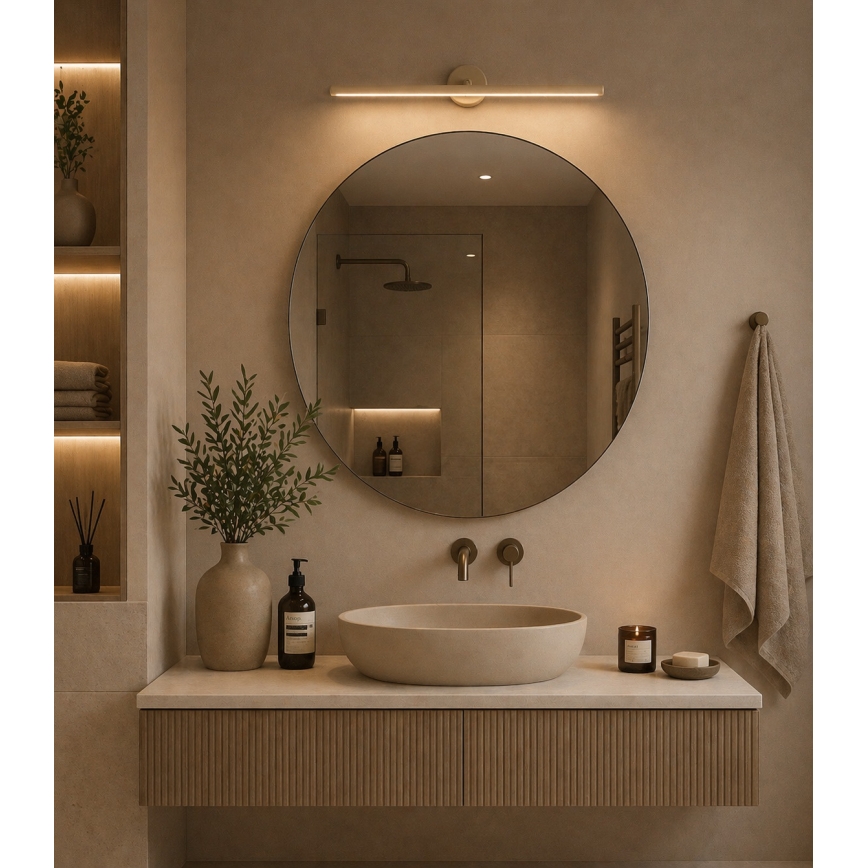 Argon 8996 - Luminaire LED pour tableaux MIRI LED/18W/230V 3000K 100 cm beige
