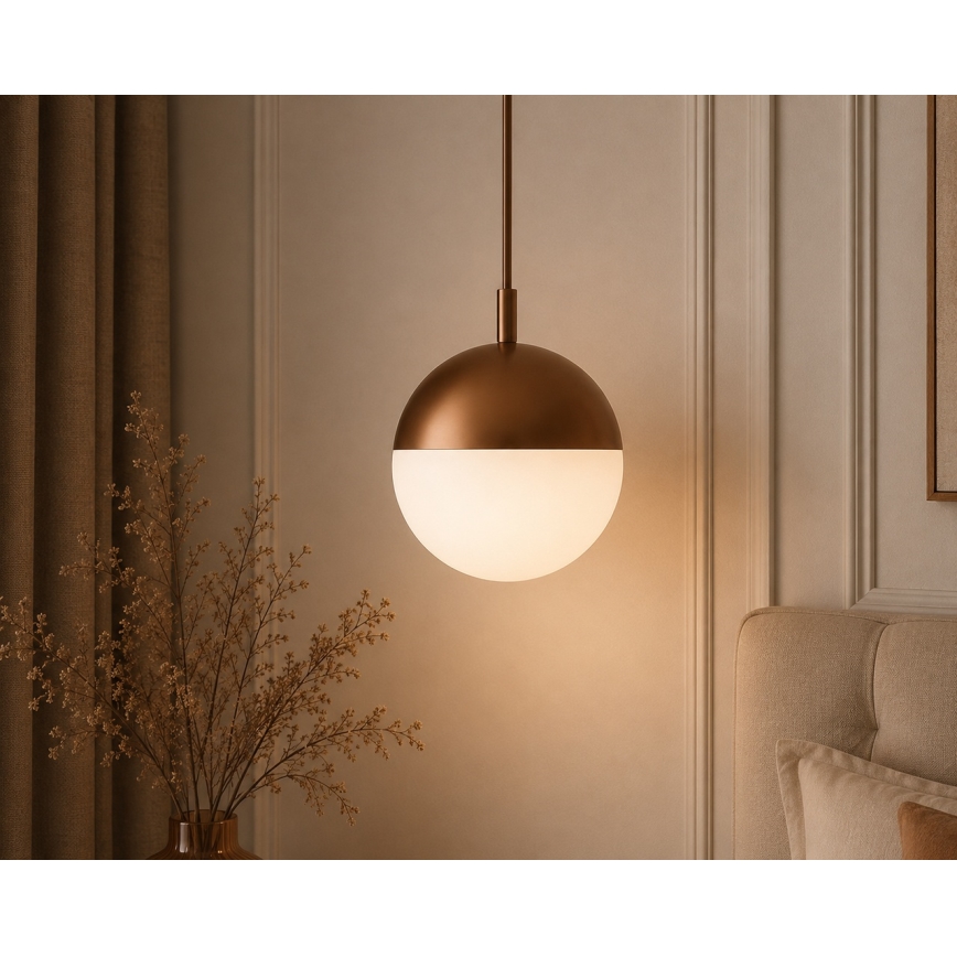 Argon 8998 - Suspension extérieure sur câble LIV 1xE27/15W/230V IP44 marron