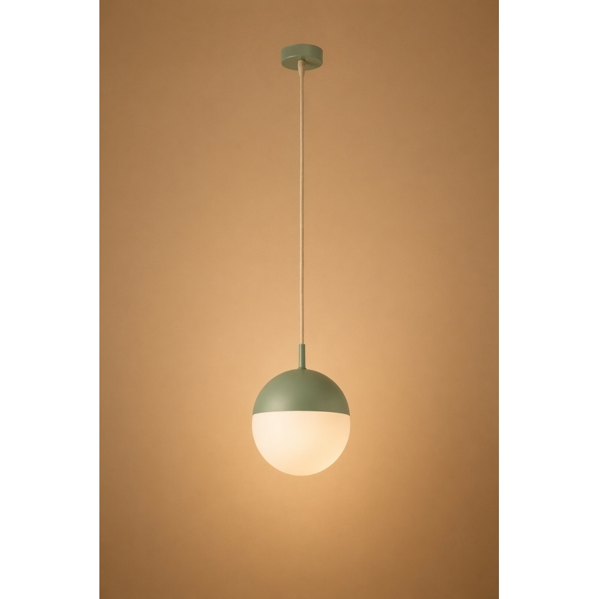 Argon 8999 - Suspension extérieure sur câble LIV 1xE27/15W/230V IP44 vert