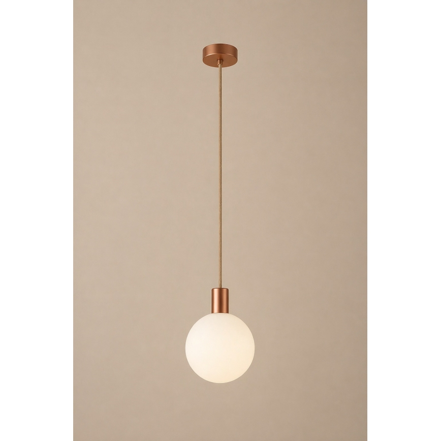 Argon 9006 - Suspension d'extérieur sur câble ORE 1xG9/6W/230V cuivrée