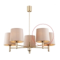 Argon - Abat-jour rechange pour suspension et applique murale PONTE E27 beige