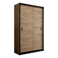 Armoire à portes coulissantes SAPHIRA 150x215 cm chêne craft