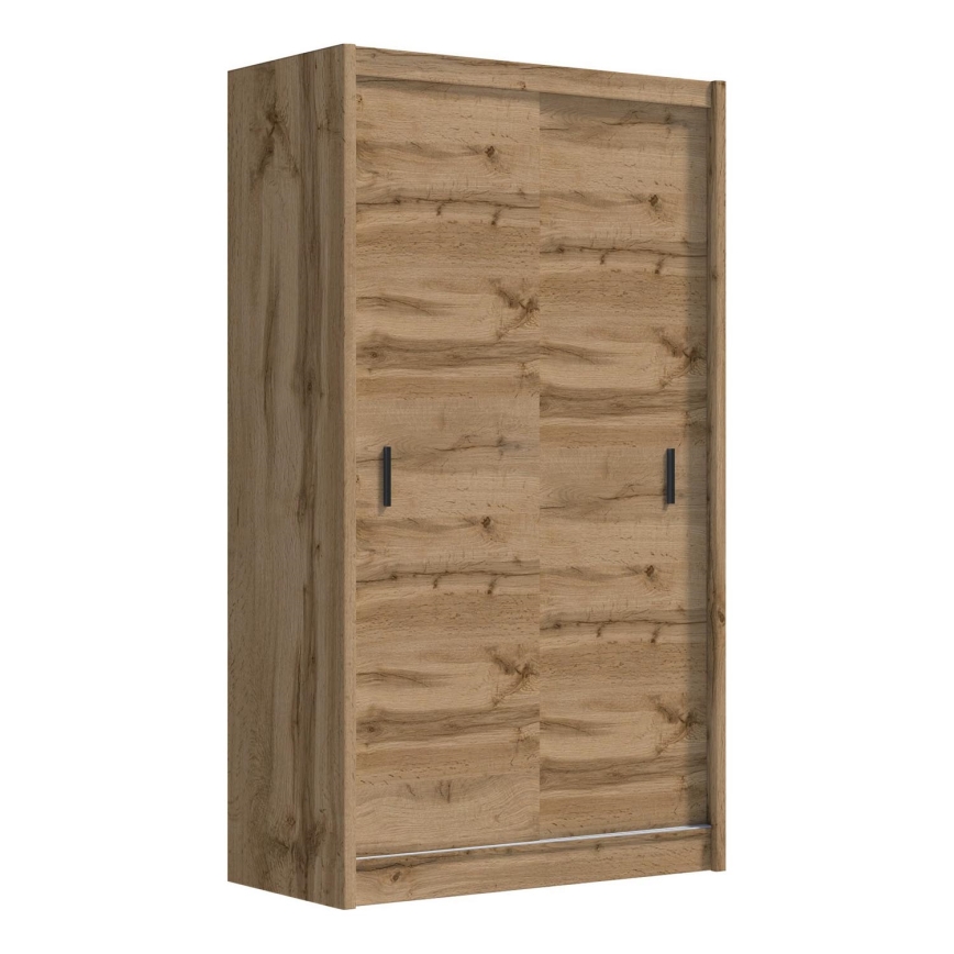 Armoire à portes coulissantes SAPHIRA 150x215 cm chêne wotan