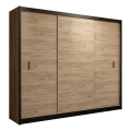 Armoire à portes coulissantes SAPHIRA 250x215 cm chêne craft