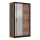 Armoire avec miroir SABRINA 120x215 cm chêne craft