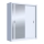 Armoire avec miroir SABRINA 180x215 cm blanc