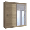 Armoire avec miroir SABRINA 180x215 cm chêne sonoma