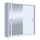 Armoire avec miroir SABRINA 203x215 cm blanc