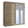 Armoire avec miroir SABRINA 203x215 cm chêne sonoma