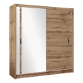 Armoire avec miroir SABRINA 203x215 cm chêne wotan