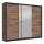 Armoire avec miroir SABRINA 250x215 cm chêne craft