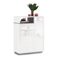 Armoire avec tiroir FRED blanc/gris