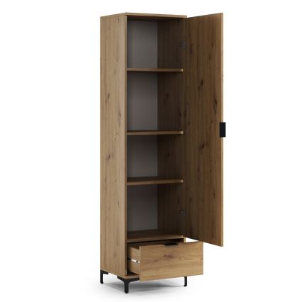 Armoire avec tiroir LORA chêne artisan