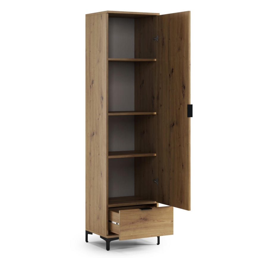 Armoire avec tiroir LORA chêne artisan