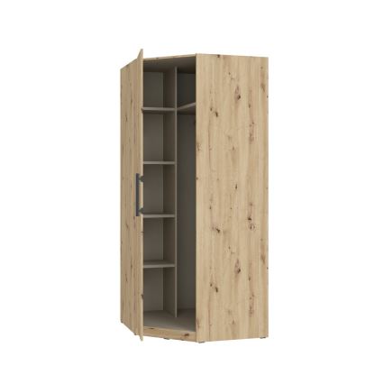 Armoire d'angle MARO 94x213 cm chêne artisan