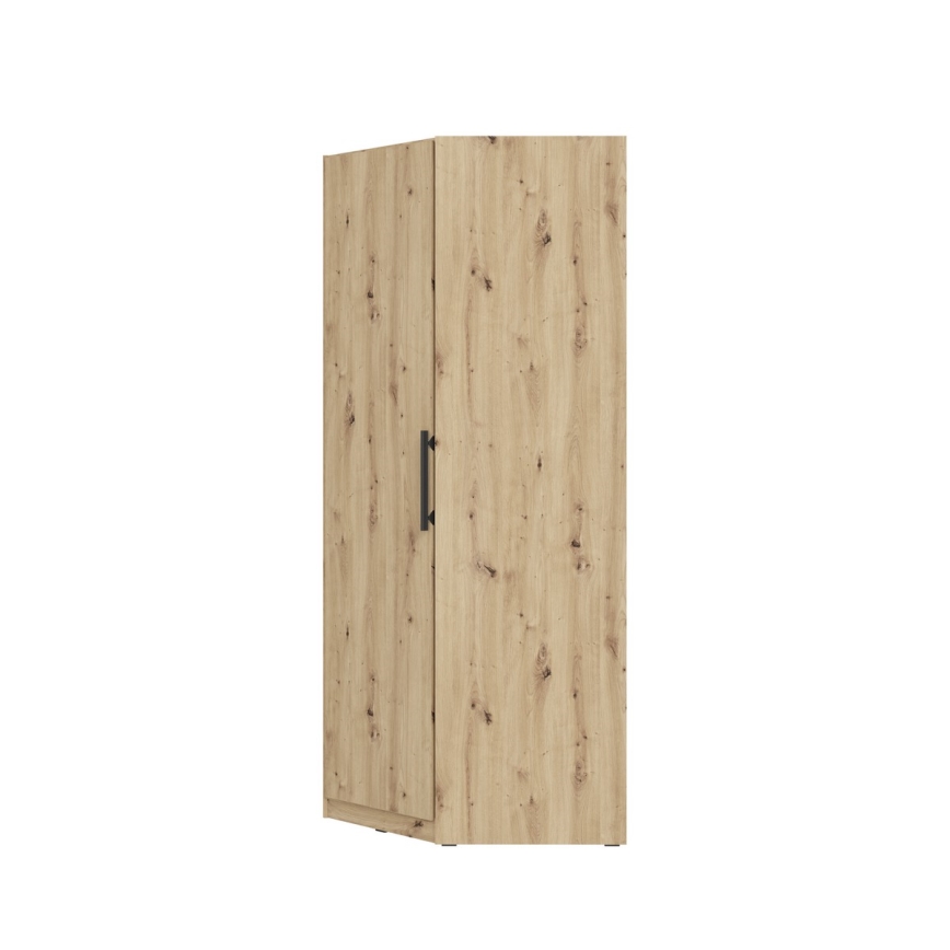 Armoire d'angle MARO 94x213 cm chêne artisan