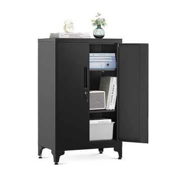 Armoire de bureau KAZE 60 x 40 cm noire