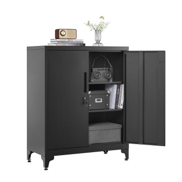 Armoire de bureau KAZE 80 x 40 cm noire