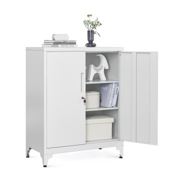 Armoire de bureau KAZE 80x40 cm blanche