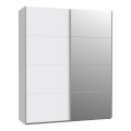Armoire KARO 170x210 cm avec miroir, blanche