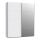 Armoire KARO 170x210 cm avec miroir, blanche