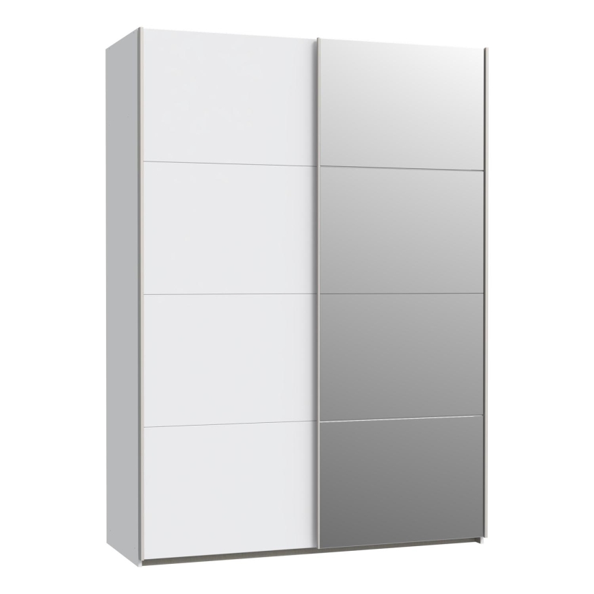 Armoire KARO avec miroir 150 x 210 cm, blanche