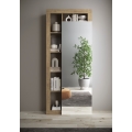 Armoire LENOR 91x209 cm blanc/marron