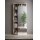 Armoire LENOR 91x209 cm blanc/marron