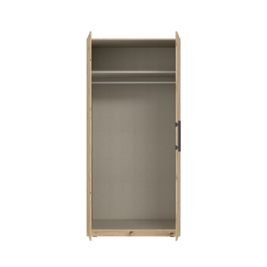 Armoire MARO 100x213 cm chêne artisan