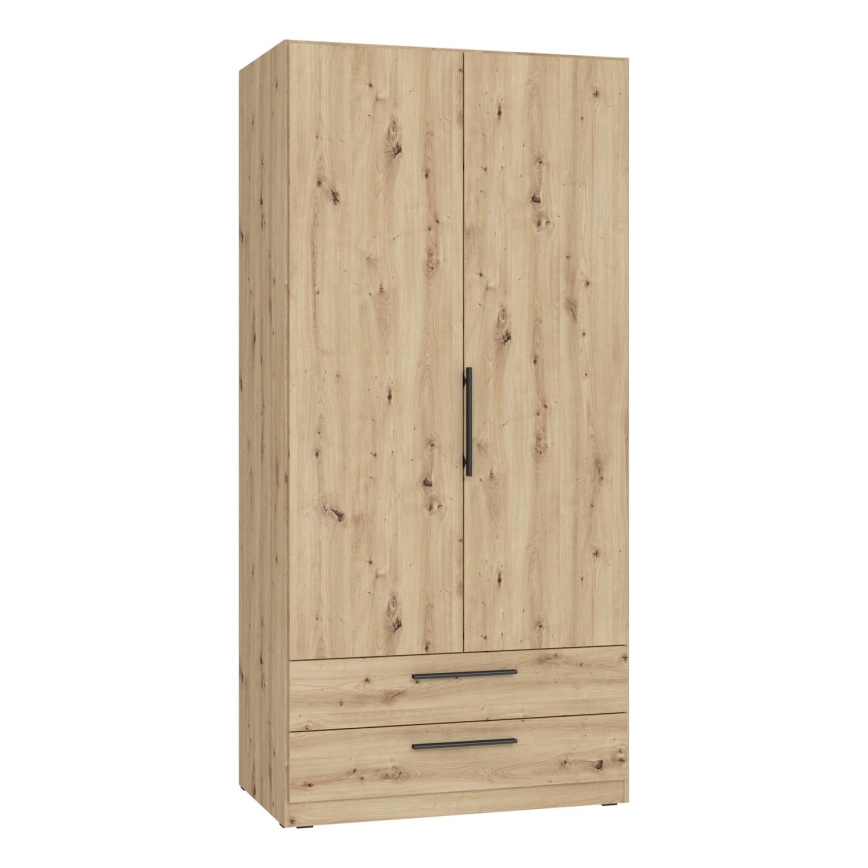 Armoire MARO 100x213 cm, chêne artisan