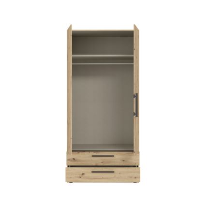 Armoire MARO 100x213 cm, chêne artisan