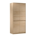 Armoire MIYABI 90x198x52 cm chêne Cremona