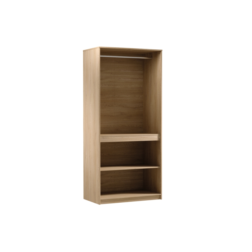 Armoire MIYABI 90x198x52 cm chêne Cremona