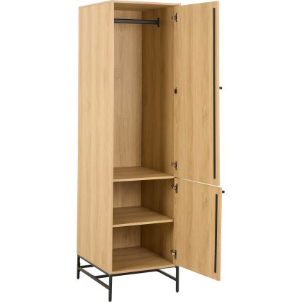 Armoire OLIVIA 51 x 200 cm, chêne