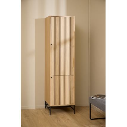 Armoire OLIVIA 51 x 200 cm, chêne