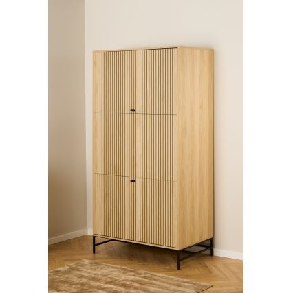 Armoire OLIVIA 99 x 200 cm chêne