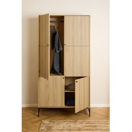 Armoire OLIVIA 99 x 200 cm chêne