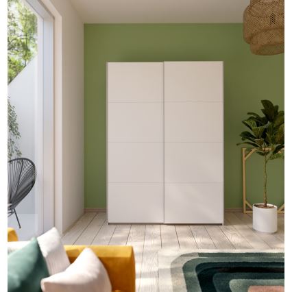 Armoire-penderie KARO 150 x 210 cm blanche