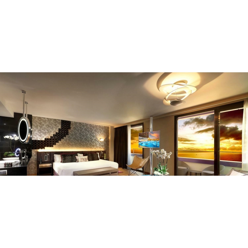 Artemide 1253110A - Plafonnier à intensité variable PIRCE LED/44W/230V 3000K blanc
